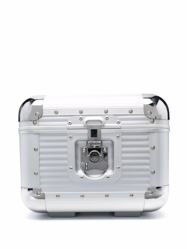 FPM MilanoBank S studded aluminium vanity case