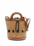 MarniTropicalia logo-embroidered bucket bag