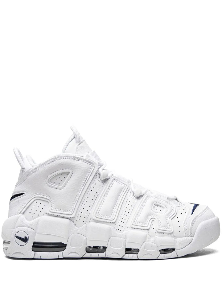 Air More Uptempo White/Midnight Navy Sneakers