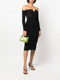 EAMoon metallic-leather bag
