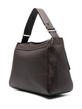 Orcianilogo-lettering leather bag