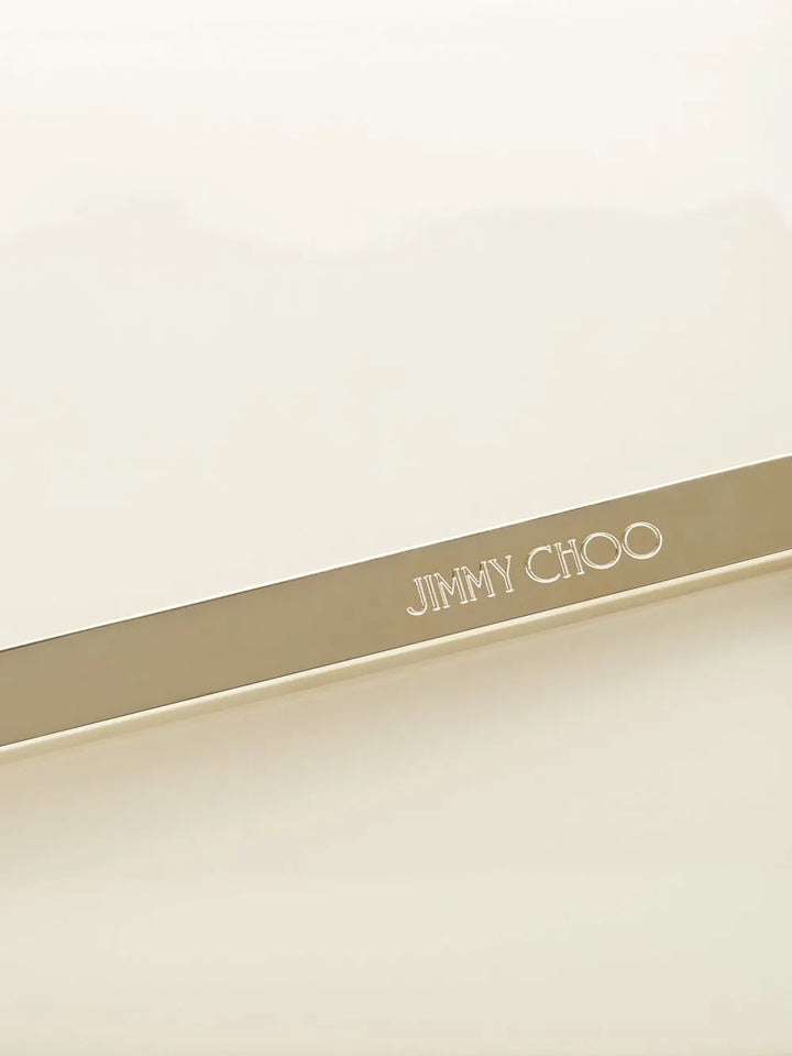 Jimmy ChooEmmie leather clutch bag