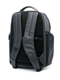 PIQUADROdebossed-logo detail backpack