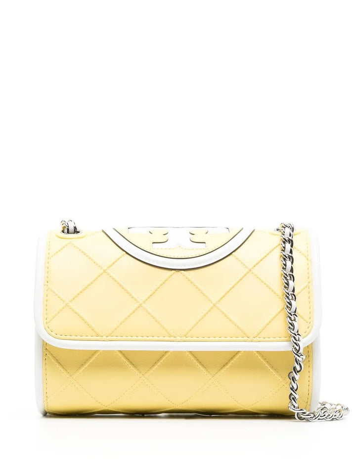 Tory Burchembossed and quilted cross-body bag