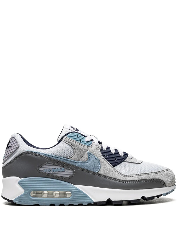 Air Max 90 Pure Platinum Warm Blue Sneakers - mens sneakers