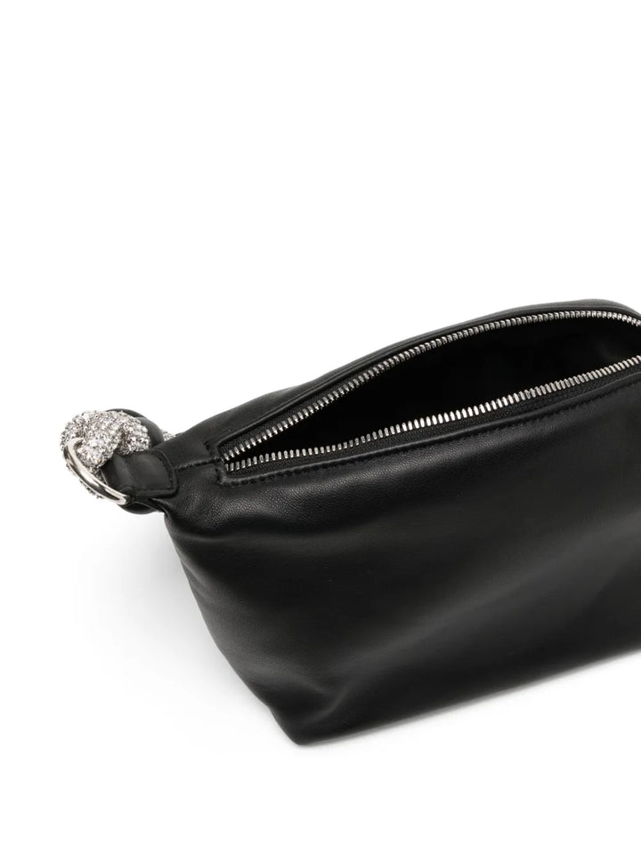 Karacrystal-embellished shoulder bag