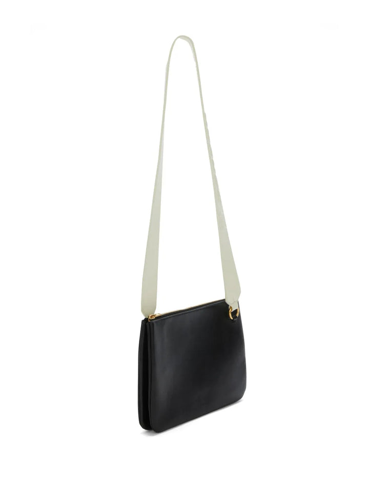 RunwayJil SanderLink LG logo-strap leather crossbody bag