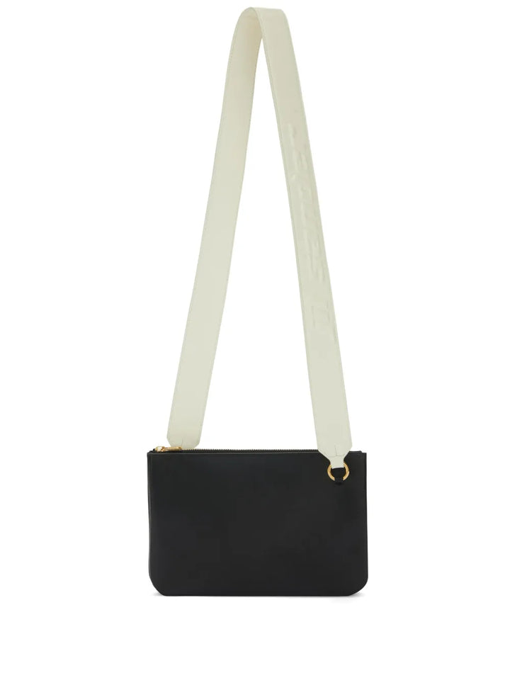 RunwayJil SanderLink LG logo-strap leather crossbody bag