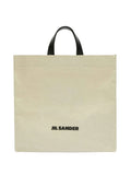 Jil Sanderlogo-print cotton tote bag