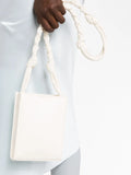 Jil Sandersmall Tangle leather shoulder bag