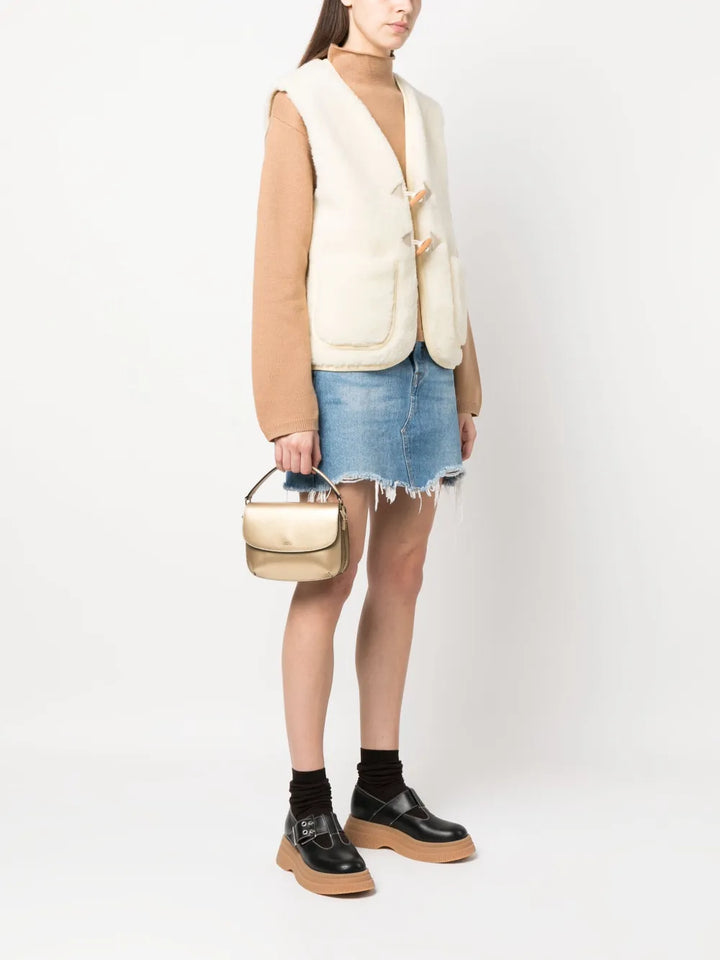 A.P.C.logo-print tote bag