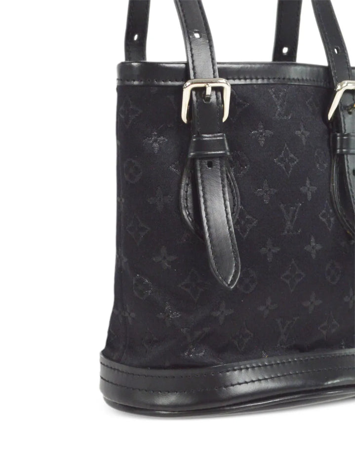 Pre-OwnedLouis Vuitton Pre-Owned2001 mini satin bucket bag
