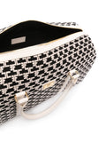 Elisabetta FranchiWeekender monogram-jacquard bag