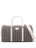 Elisabetta FranchiWeekender monogram-jacquard bag