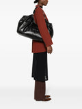ANINE BINGlogo-embossed leather tote bag