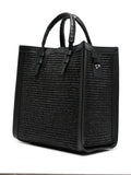 CasadeiBeaurivage raffia tote bag