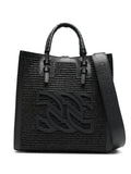 CasadeiBeaurivage raffia tote bag