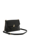 agn b. logo-clasp leather crossbody bag