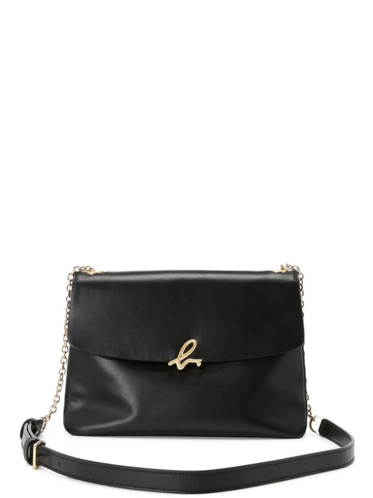 agn b. logo-clasp leather crossbody bag - Bags