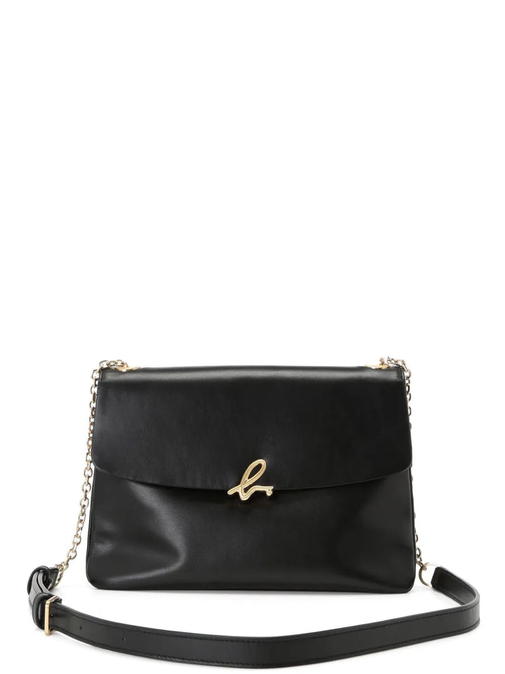 agn b. logo-clasp leather crossbody bag - Bags