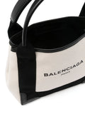 Pre-OwnedBalenciaga Pre-Owned2020s small Navy Cabas tote bag