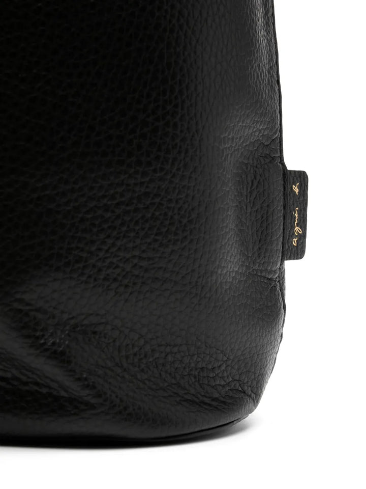 agn b. leather one shoulder bag