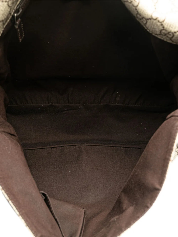 Pre-OwnedGucci Pre-Owned2000-2015 Large GG Supreme Flap Messenger Bag crossbody bag