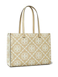 Tory BurchT Monogram-embossed tote bag