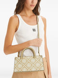 Tory Burchsmall T Monogram-embossed E/W tote bag