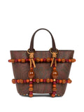 RunwayETROmarble-embellished cage bag
