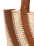 SimkhaiTalia raffia-leather bucket bag