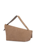 Alberta Ferrettifolded suede shoulder bag