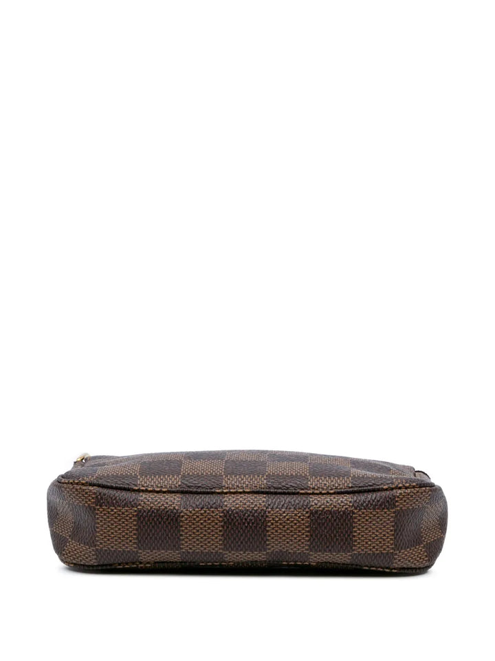 Pre-OwnedLouis Vuitton Pre-Owned2011 Damier Ebene Mini Pochette Accessoires handbag