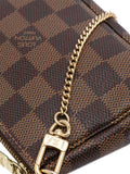 Pre-OwnedLouis Vuitton Pre-Owned2011 Damier Ebene Mini Pochette Accessoires handbag