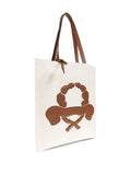 Moschinologo-debossed shoulder bag