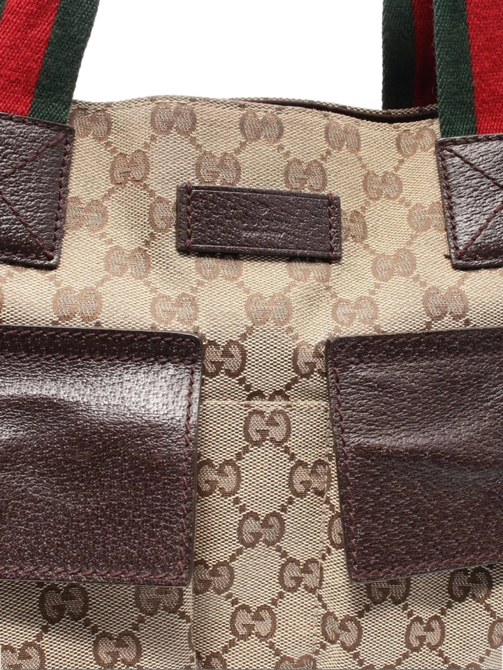 Pre-OwnedGucci Pre-Owned2000s Serry Line GG canvas handbag