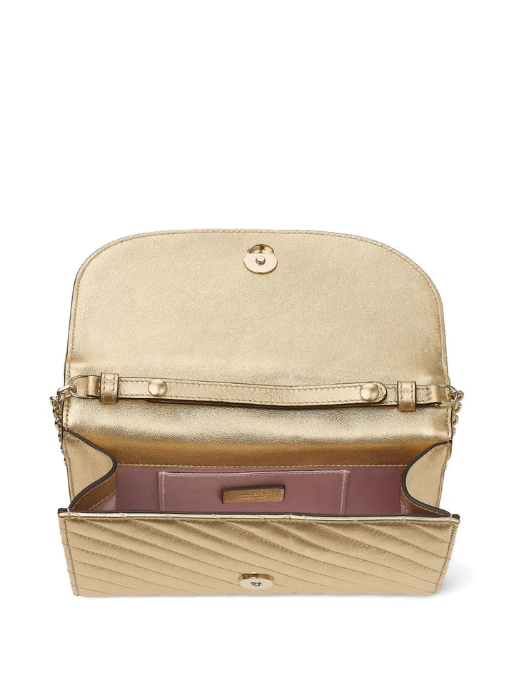 Jimmy ChooCurve clutch bag