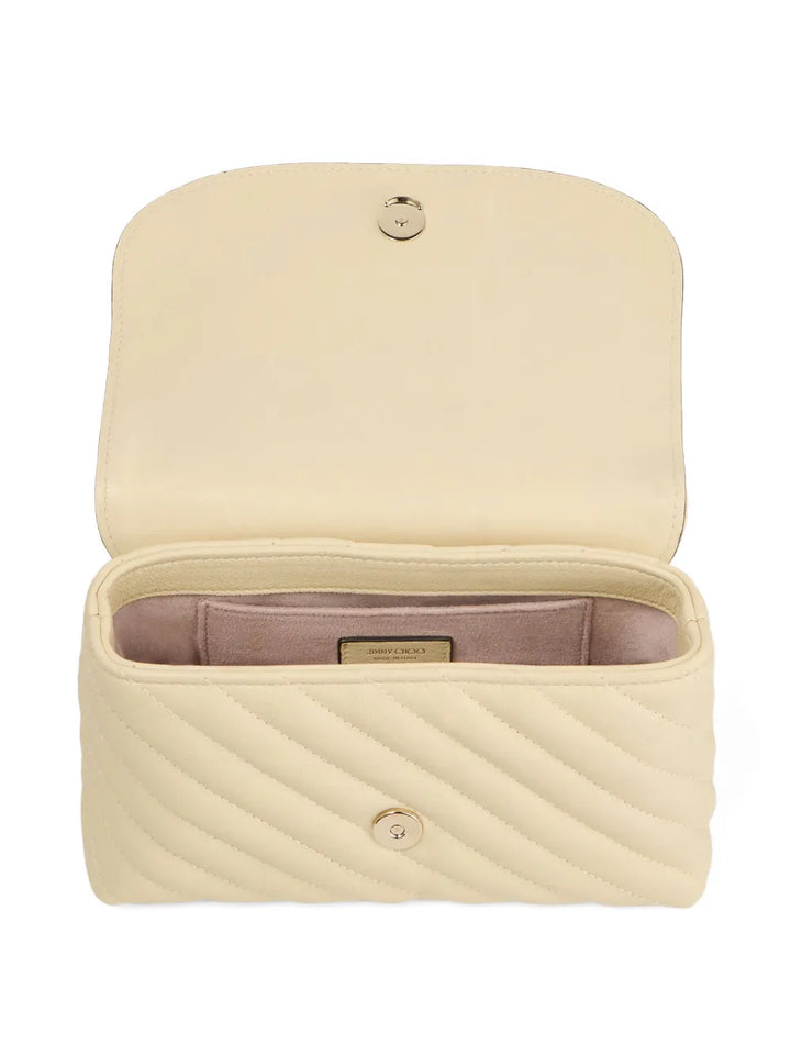 Jimmy ChooCurve S quilted crossbody bag