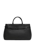 Manu Atelierbuckle-fastening leather tote bag