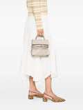 Moschinosmall Tie Me flap-buckle leather bag