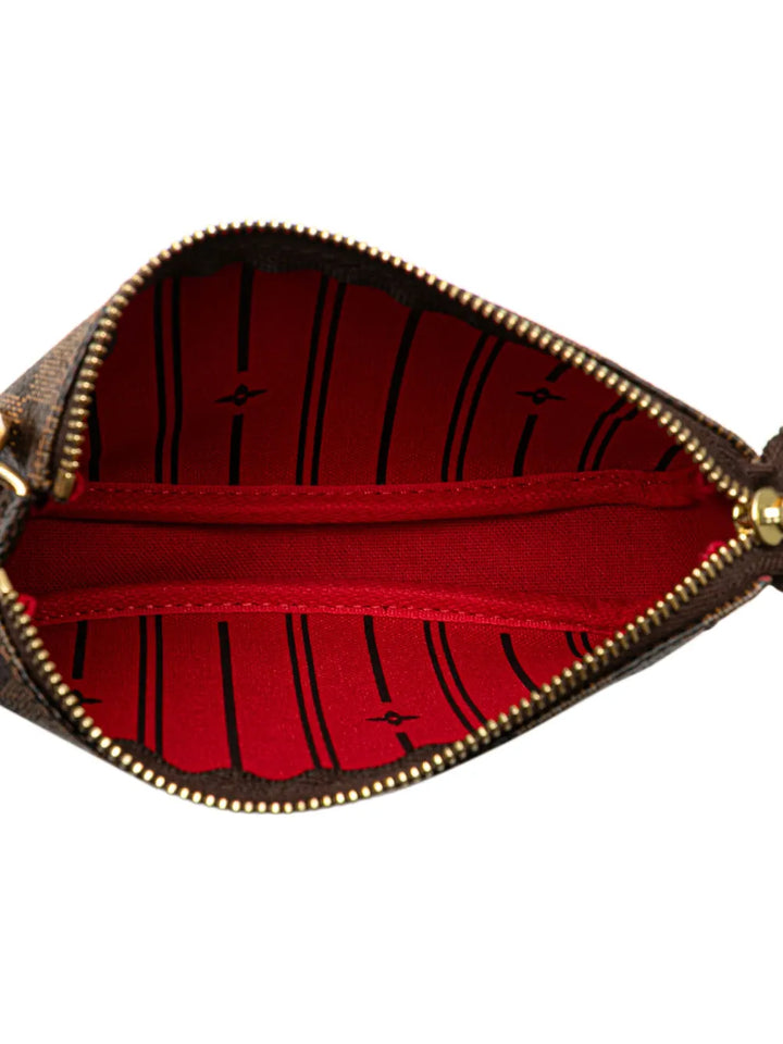 Pre-OwnedLouis Vuitton Pre-Owned2008 Damier Ebene Trunks and Bags Mini Pochette Accessoires handbag