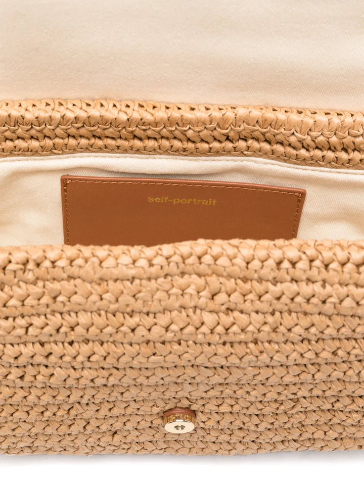 Self-Portraitbow-detail shoulder bag