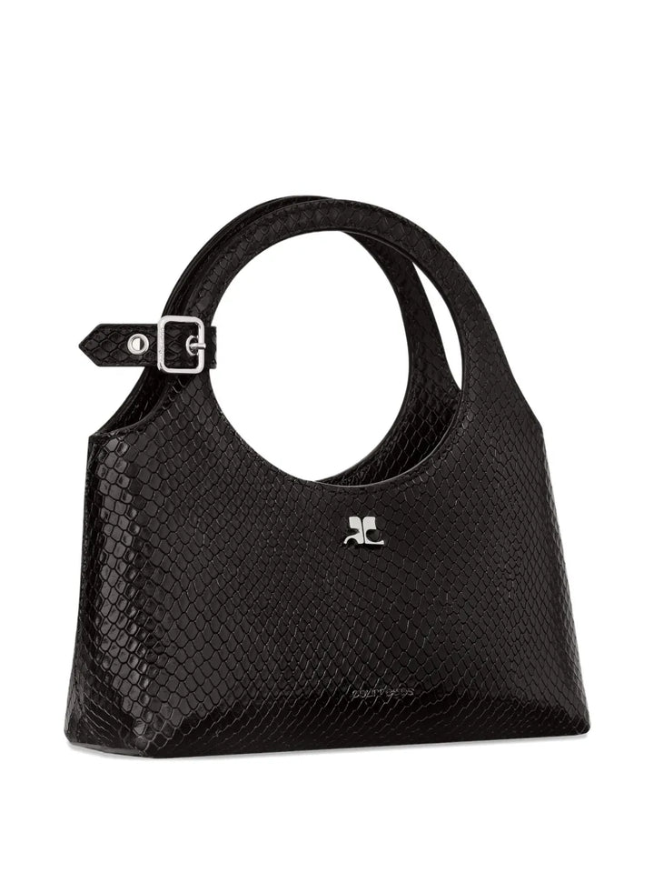 Courresmini Holy leather shoulder bag