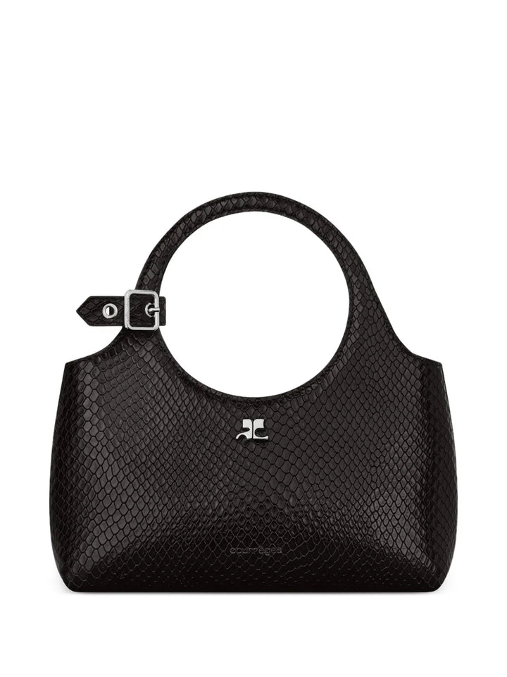 Courresmini Holy leather shoulder bag