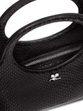 Courresmini Holy leather shoulder bag