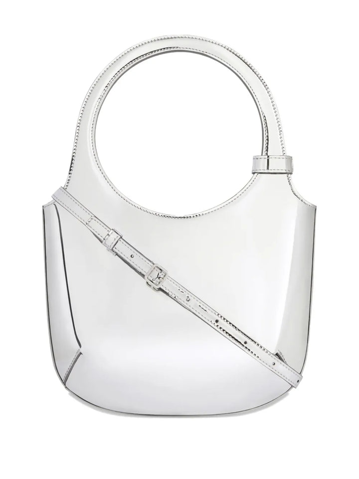 Courresmetallic shoulder bag