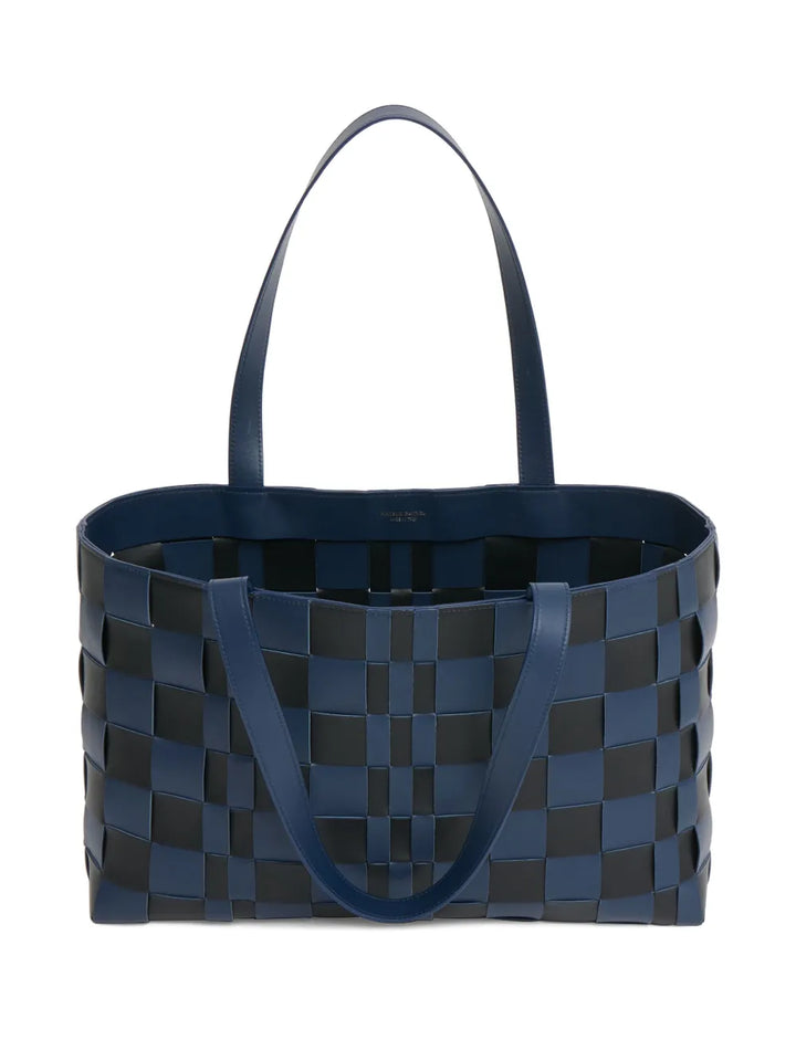 Mansur Gavrielwoven leather tote bag