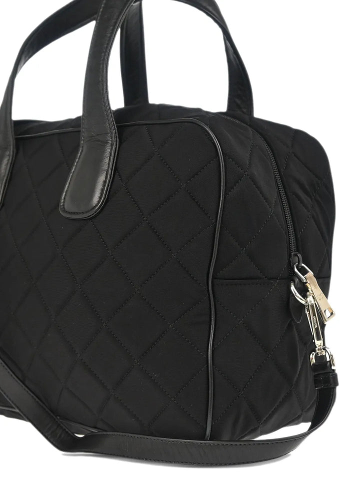 Pre-OwnedPrada Pre-Owned2010s logo-plaque two-way tote bag