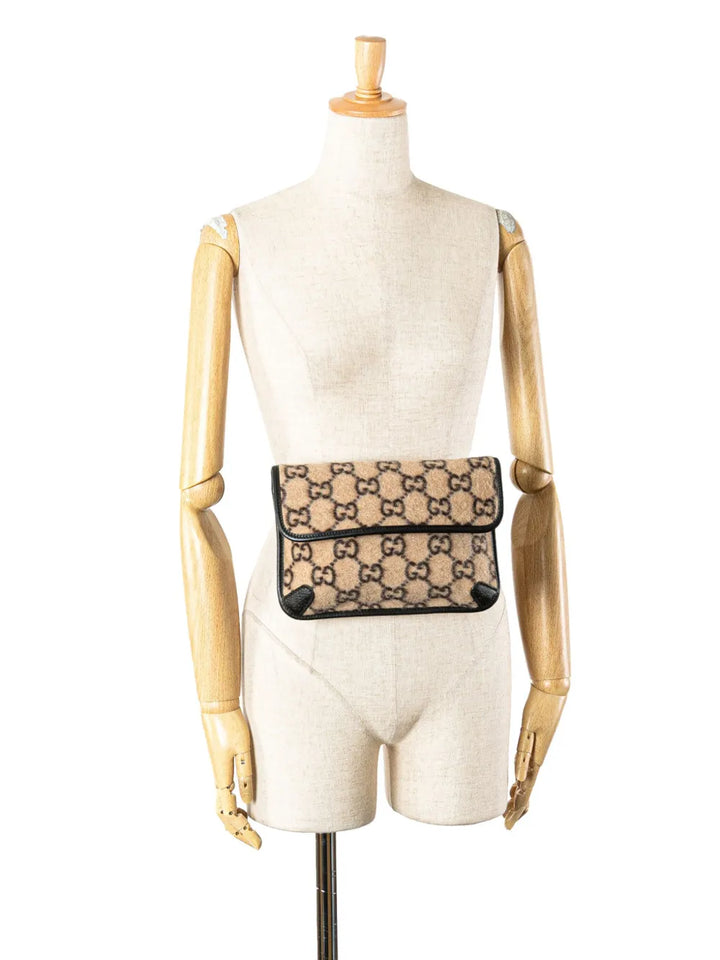 Pre-OwnedGucci Pre-Owned2000-2015 GG Wool Slim belt bag