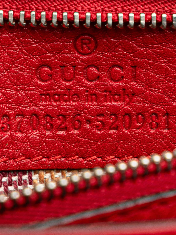 Pre-OwnedGucci Pre-Owned2000-2015 Medium Leather Bamboo Daily crossbody bag